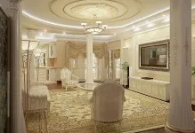 Стеля в стилі класика красиві фото, види оформлення, кращі варіанти, колір в інтер'єрі, дизайн (стелю) Стеля в стилі класика красиві фото, види оформлення, кращі варіанти, колір в інтер'єрі, дизайн