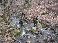 Подолання річок і водних перешкод вбрід, способи переправи