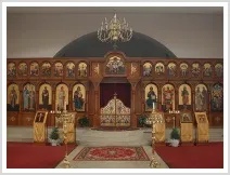 Православний іконостас історія і пристрій, Борисов благочиння мінська єпархія білоруська (зліва ікона Божої Матері) Православний іконостас історія і пристрій, Борисов благочиння мінська єпархія білоруська