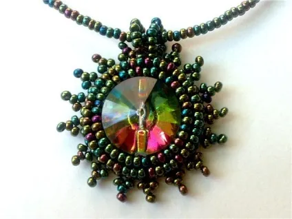 Оплетення Ріволі бісером зі схемами майстер клас з відео (бісером п'ятнадцятого розміру) Оплетення Ріволі бісером зі схемами майстер клас з відео