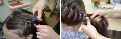 Зачіска з стрічками у волоссі - як зробити легкі і красиві зачіски покрокова інструкція (інструкція) Зачіска з стрічками у волоссі - як зробити легкі і красиві зачіски покрокова інструкція
