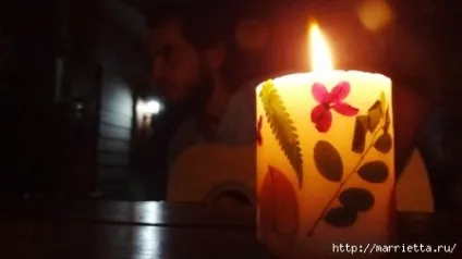 Приклади декору свічок з майстер-класами (свічок) Приклади декору свічок з майстер-класами