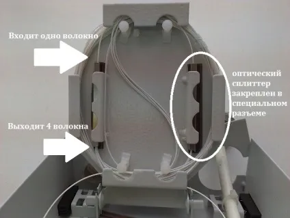 Принцип роботи оптичного спліттера (1х4, 1х8) (спліттера) Принцип роботи оптичного спліттера (1х4, 1х8)
