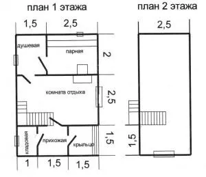 Проект гостьового будинку з лазнею - креслення будівництво своїми руками (креслення) Проект гостьового будинку з лазнею - креслення будівництво своїми руками