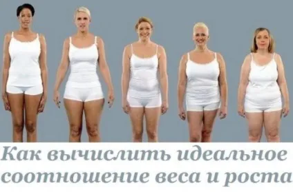 Професійні таблиці співвідношення ваги і зросту (зростання) Професійні таблиці співвідношення ваги і зросту