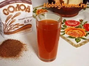 Простий рецепт приготування хлібного квасу з солодом, hobbymama