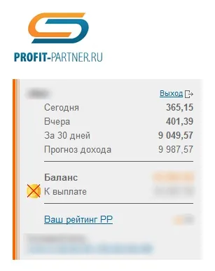 Про заробіток на контекстній рекламі з profit partner (partner) Про заробіток на контекстній рекламі з profit partner