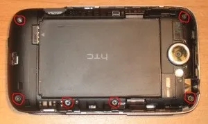 Розбирання htc wildfire