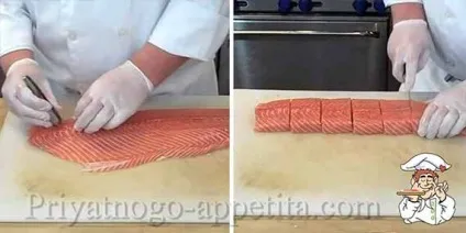 оброблення лосося