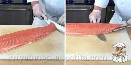 оброблення лосося