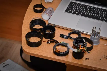 Розбір об'єктива nikon 18-55mm (bobr) Розбір об'єктива nikon 18-55mm