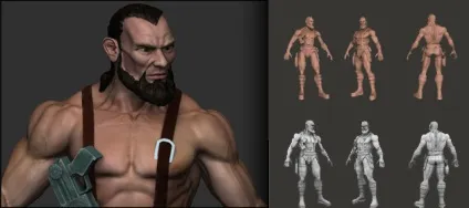 Ретопологія в zbrush, створення персонажа the warrior частина 2, soohar - уроки по фотошопу 3d графіці