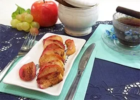 Рецепт печені яблука з сиром (творогом) Рецепт печені яблука з сиром