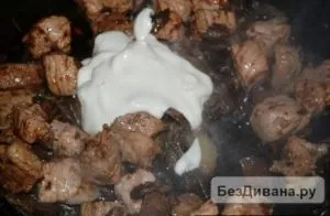 Рецепт рагу з грибами, м'ясом і картоплею (рагу) Рецепт рагу з грибами, м'ясом і картоплею