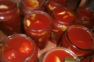 Рецепт огірки в томатної заливки з покроковими фото, люблю свій сад (заливці) Рецепт огірки в томатної заливки з покроковими фото, люблю свій сад