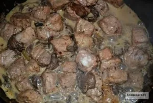 Рецепт рагу з грибами, м'ясом і картоплею (рагу) Рецепт рагу з грибами, м'ясом і картоплею