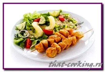 Рецепт шашлик з курки рецепт як приготувати шашлик з курки (курки) Рецепт шашлик з курки рецепт як приготувати шашлик з курки