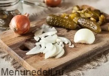 Рецепт пісного салату з картоплі і солоних огірків (салат) Рецепт пісного салату з картоплі і солоних огірків