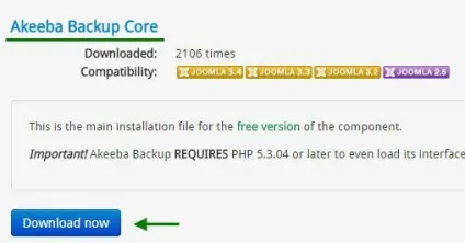 Створення резервних копій сайту на joomla 3 за допомогою компонента akeeba backup - створення бекапа (сайту) Створення резервних копій сайту на joomla 3 за допомогою компонента akeeba backup - створення бекапа
