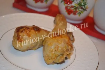 Рецепт курячих ніжок в духовці з сиром і майонезом (сиром) Рецепт курячих ніжок в духовці з сиром і майонезом