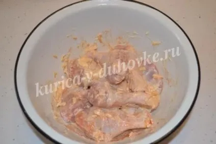 Рецепт курячих ніжок в духовці з сиром і майонезом (духовці) Рецепт курячих ніжок в духовці з сиром і майонезом