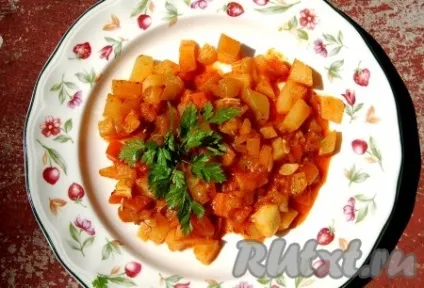 Рецепт картоплі з овочами - рецепт з фото (Перемішати гасити хвилин) Рецепт картоплі з овочами - рецепт з фото