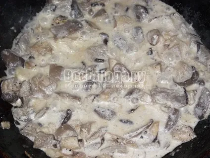 Рецепт глив зі сметаною, покрокові фото, всі страви (рецепт глив) Рецепт глив зі сметаною, покрокові фото, всі страви