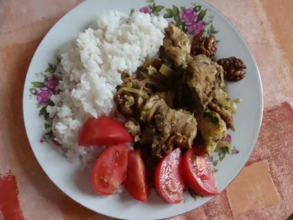Рецепт сациві з курей (сациві з курей в мультиварці рецепт Панасонік) Рецепт сациві з курей