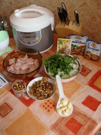 Рецепт сациві з курей (рецепт) Рецепт сациві з курей
