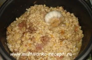 Різотто з м'ясом і грибами