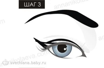 Малюємо красиві стрілки на очах, мітки пензлик, стрілок (очах) Малюємо красиві стрілки на очах, мітки пензлик, стрілок