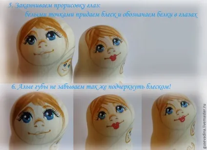 Малюємо миле личко матрьошці - ярмарок майстрів - ручна робота, handmade (дерев'яна заготовка) Малюємо миле личко матрьошці - ярмарок майстрів - ручна робота, handmade