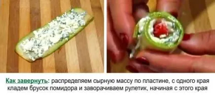 Рулетики з кабачків з різними начинками рецепти з фото (рецепт) Рулетики з кабачків з різними начинками рецепти з фото