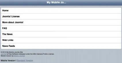 Посібник з налаштування mobile joomla (mobile) Посібник з налаштування mobile joomla