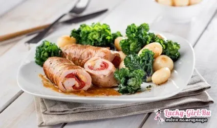 Рулетики з курячого філе з різною начинкою рецепти з фото (курячого) Рулетики з курячого філе з різною начинкою рецепти з фото