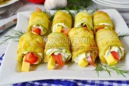 Рулетики з кабачків