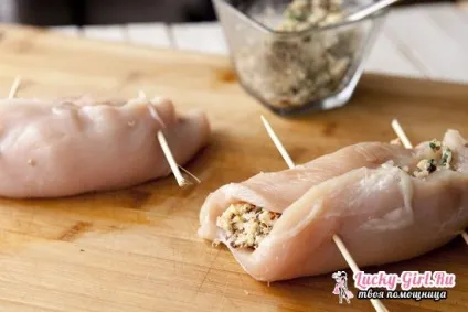 Рулетики з курячого філе з різною начинкою рецепти з фото (начинкою) Рулетики з курячого філе з різною начинкою рецепти з фото