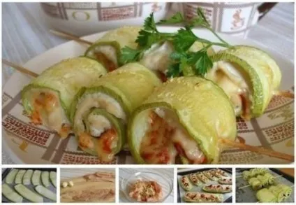 Рулетики з кабачків