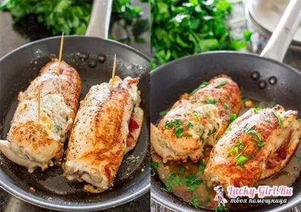 Рулетики з курячого філе з різною начинкою рецепти з фото (рулетики) Рулетики з курячого філе з різною начинкою рецепти з фото