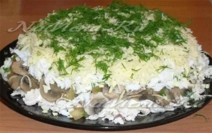 Салат листковий з куркою - рецепти приготування (салат куркою грибами) Салат листковий з куркою - рецепти приготування