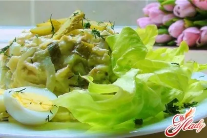 Салат з солоними огірками кращі рецепти (Салат солоними огірками) Салат з солоними огірками кращі рецепти