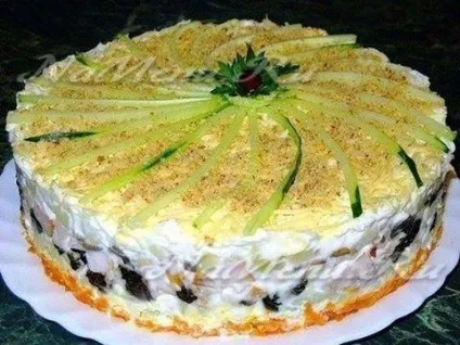 Салат листковий з куркою - рецепти приготування (листковий) Салат листковий з куркою - рецепти приготування