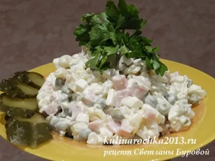 Салат олів'є з куркою і ковбасою - готуємо смачно, красиво і по-домашньому! (Олів'є) Салат олів'є з куркою і ковбасою - готуємо смачно, красиво і по-домашньому!