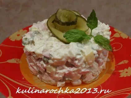 Салат олів'є з куркою і ковбасою - готуємо смачно, красиво і по-домашньому! (Ковбасою) Салат олів'є з куркою і ковбасою - готуємо смачно, красиво і по-домашньому!