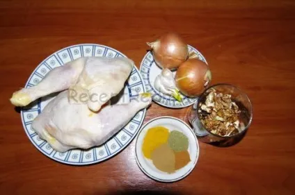 Сациві з курки в мультиварці Редмонд