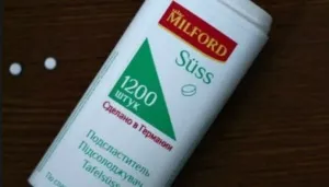 Цукрозамінник Мілфорд (milford) рідкий, шкода і користь (рідкий) Цукрозамінник Мілфорд (milford) рідкий, шкода і користь