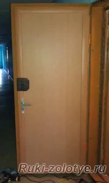 Обробка металевих дверей мдф як зробити своїми руками