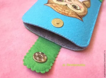 Шиємо милий чохол для телефону з фетру - ярмарок майстрів - ручна робота, handmade (розпис по фетру) Шиємо милий чохол для телефону з фетру - ярмарок майстрів - ручна робота, handmade