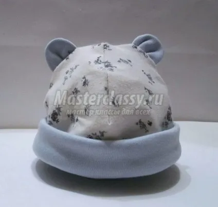Шапочка для новонародженого з вушками (вручну Шапочка новонародженого) Шапочка для новонародженого з вушками