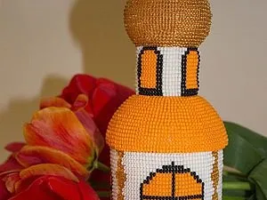Шкатулка-храм з бісеру - ярмарок майстрів - ручна робота, handmade (клей момент) Шкатулка-храм з бісеру - ярмарок майстрів - ручна робота, handmade